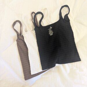 Free people intimate seamless tank bundle